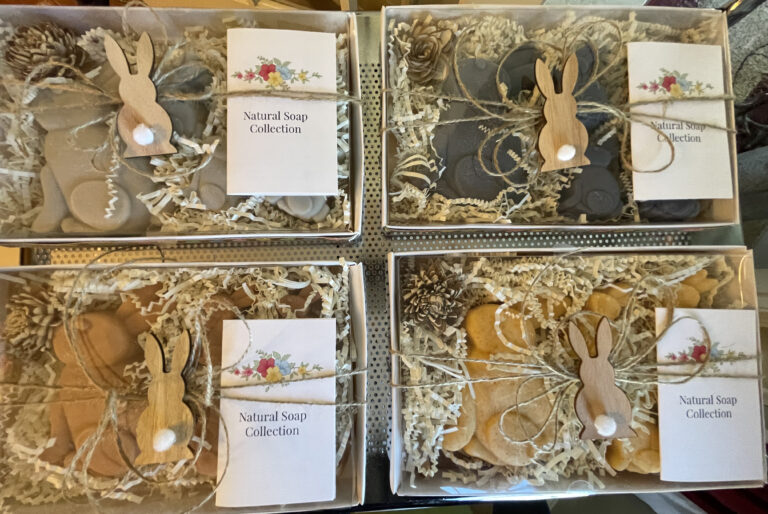 gift packaging for our soaps