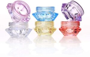 acrylic mini lip balm jar