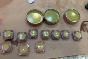 lemon balm salve samples